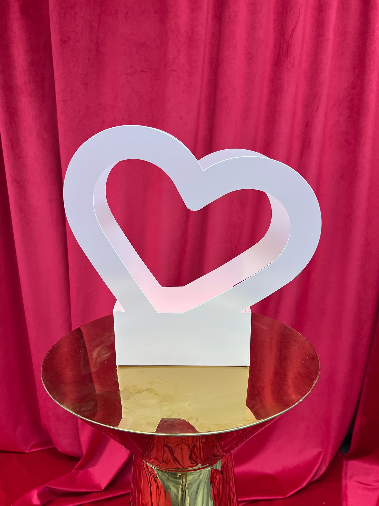 Heart Box with Custom Sign