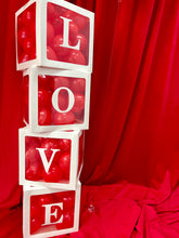 Load image into Gallery viewer, LOVE boxes + Jumbo Heart

