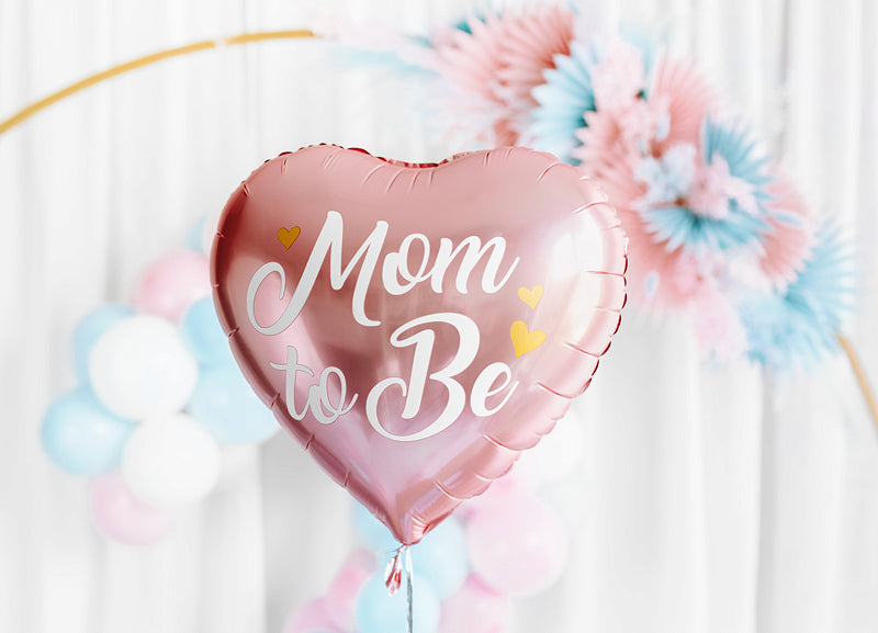 18” Foil Balloon Mom to Be Pink