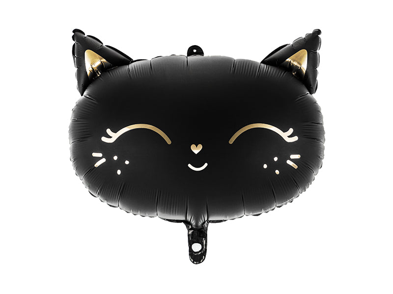 19” Foil Balloon Cat Black