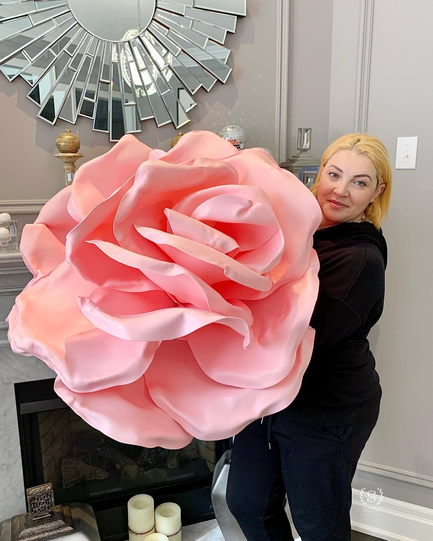 Large Foam Rose