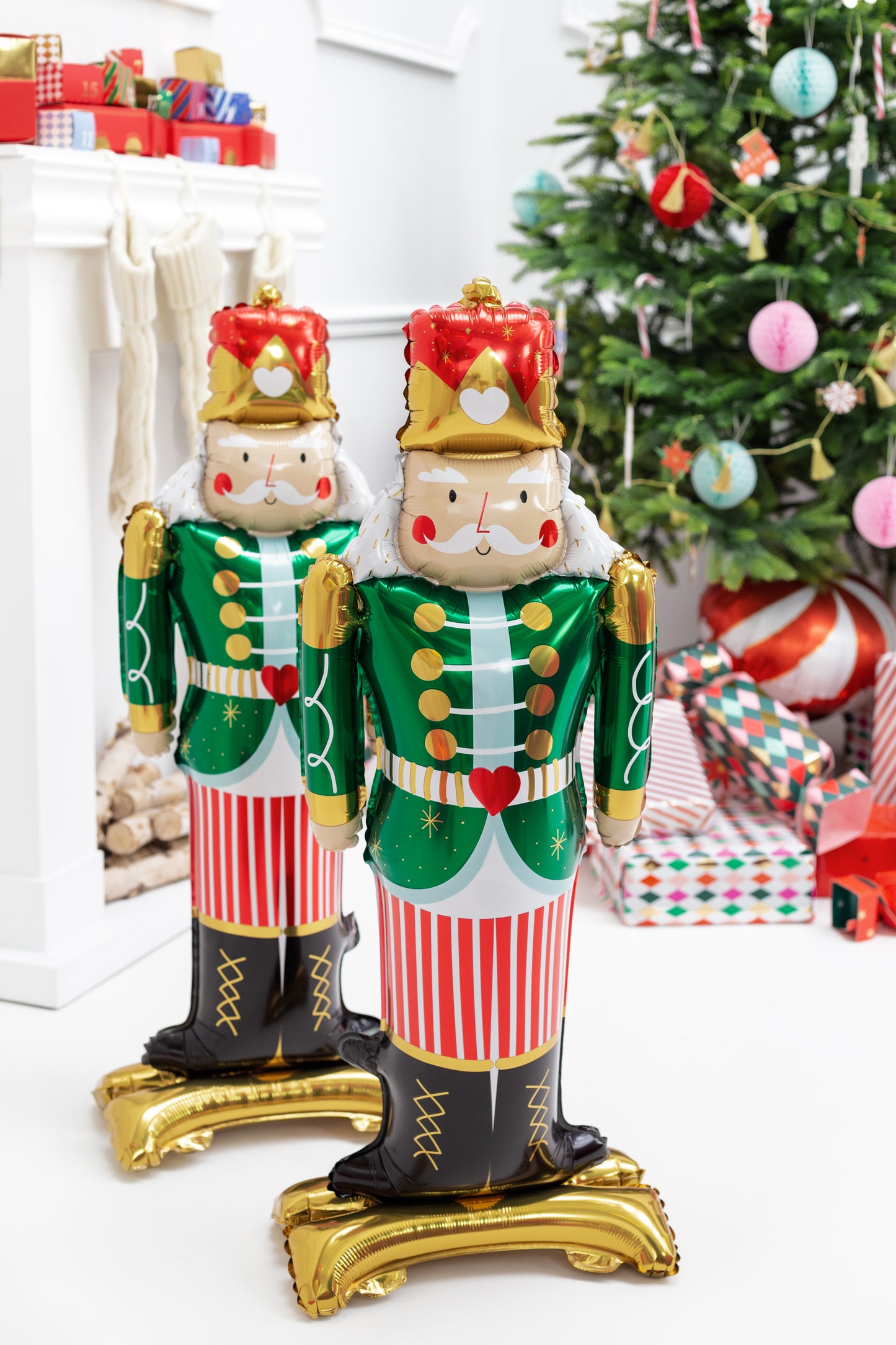 33.5” Standing Foil Balloon Nutcracker