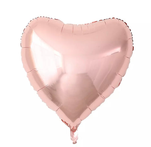 32" Rose Gold Solid Heart (PACK OF 3)