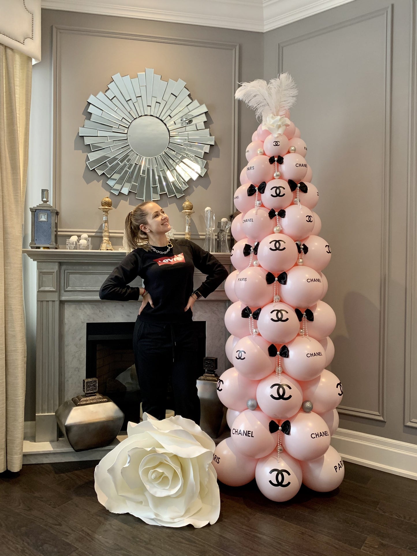 Gucci Inspired Christmas Balloon Tree