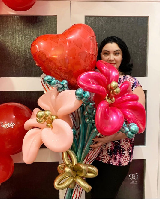 Jumbo Flower Balloon Bouquet