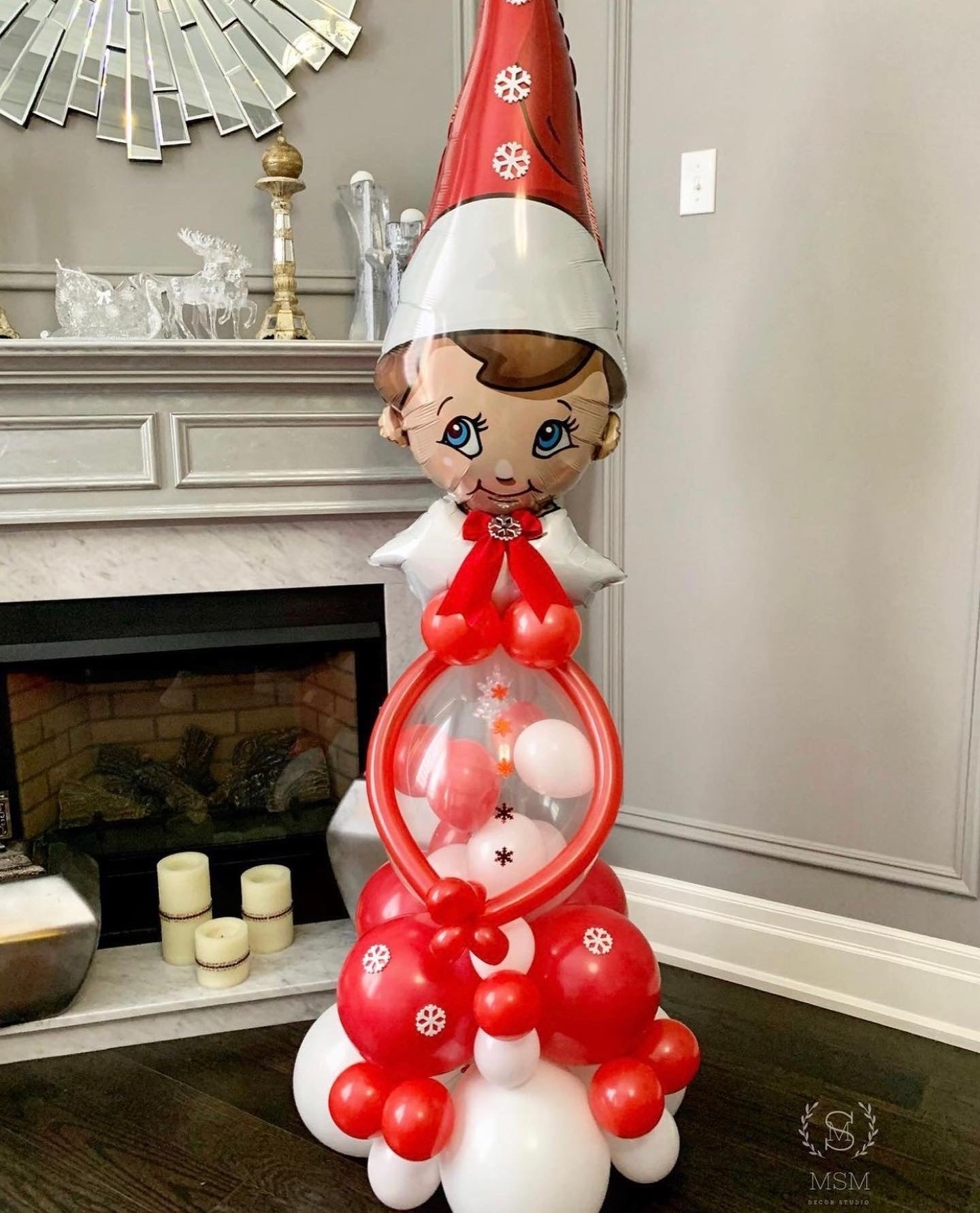 Elf on the Shelf Stuffed Belly Arrangement