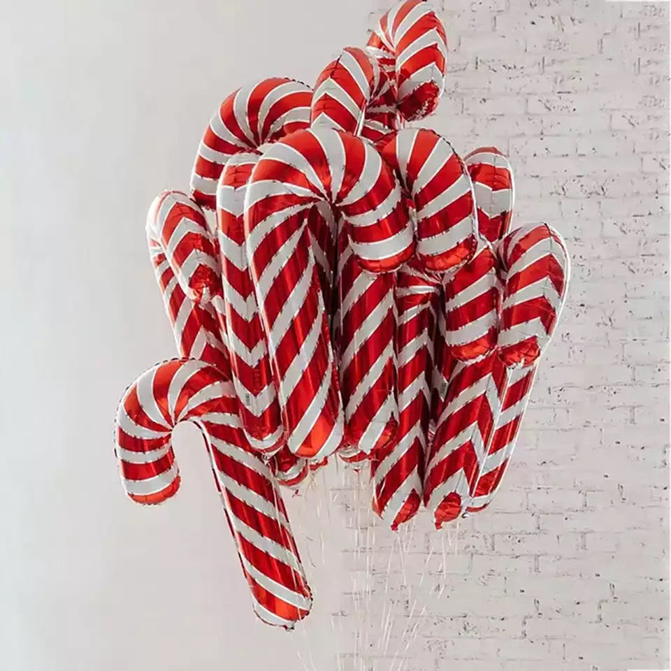 34” Foil Candy Cane (PACK of 3)