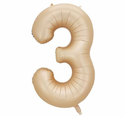 40” Caramel Number 3 (Pack of 3)