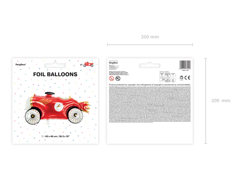 36” Foil Balloon Car