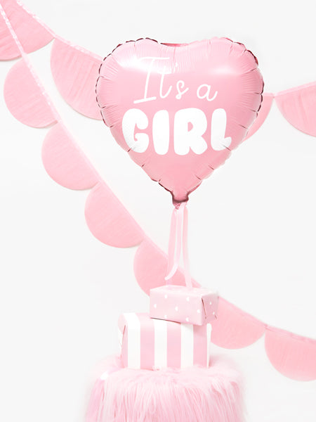 18” Foil Balloon Heart - It's a girl