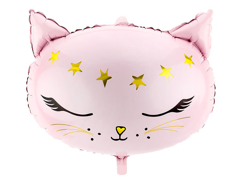 19” Foil Balloon Cat Pink